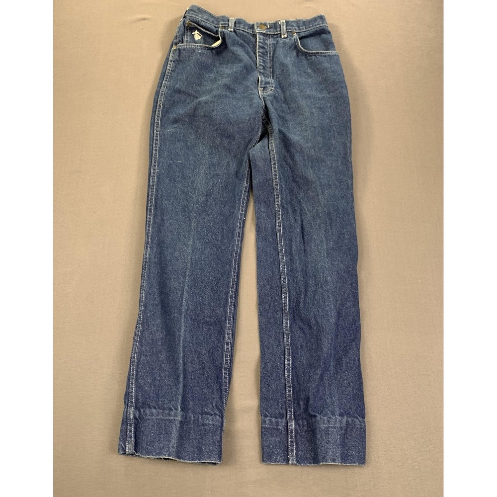 VTG Kenny Rogers Jeans Teen's 15/16 (28x32) Blue Denim Western The Gambler 80s - Picture 2 of 16